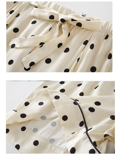 Cozy Sateen Short Sleeve Top Pajama Set
