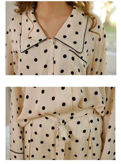 Cozy Sateen Short Sleeve Top Pajama Set